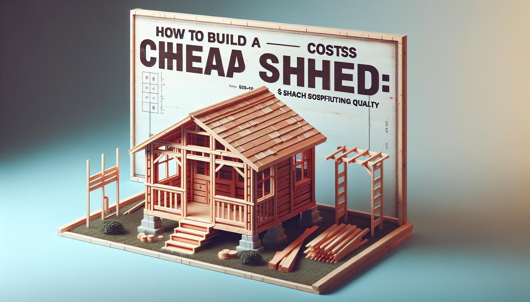 How to Build a Cheap Shed: Slash Costs Without Sacrificing Quality