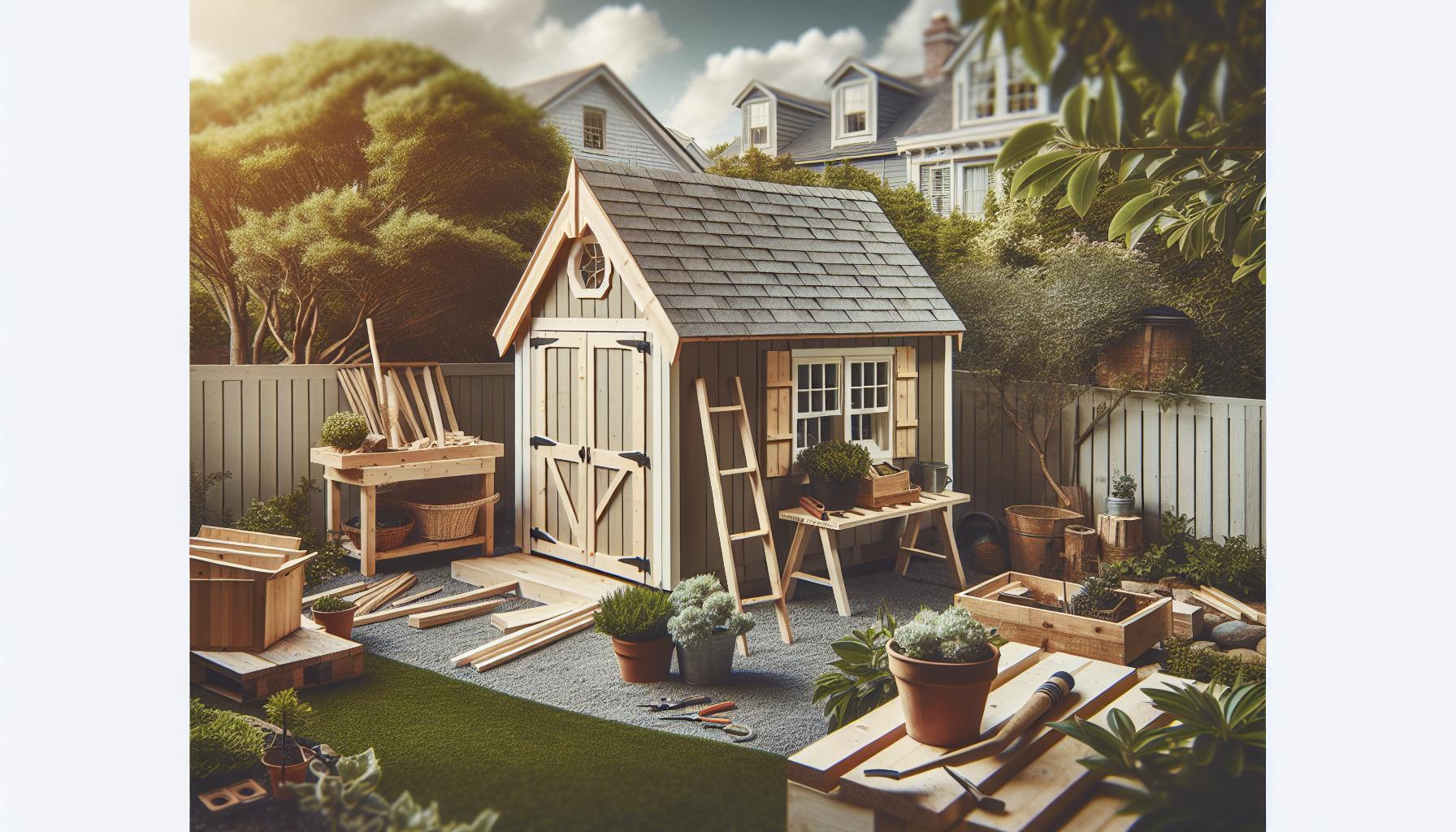 How to Build a Saltbox Shed: Classic New England Style for Any Backyard