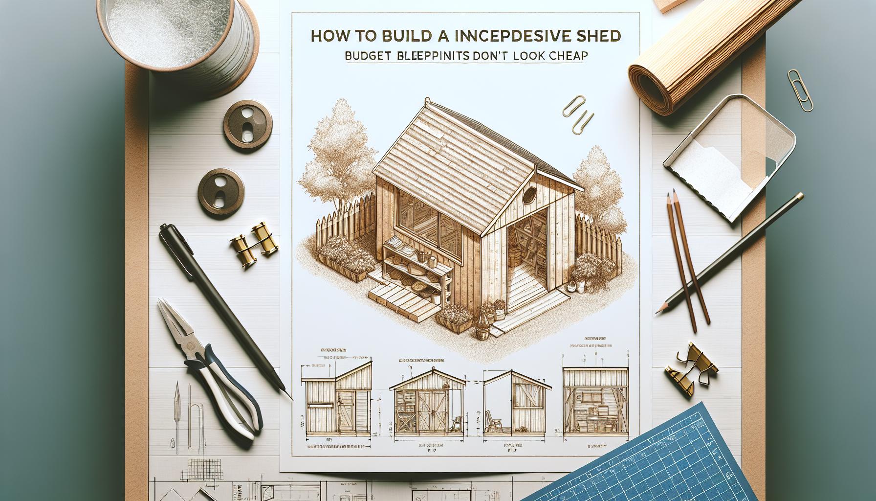 How to Build an Inexpensive Shed: Budget Blueprints That Don’t Look Cheap