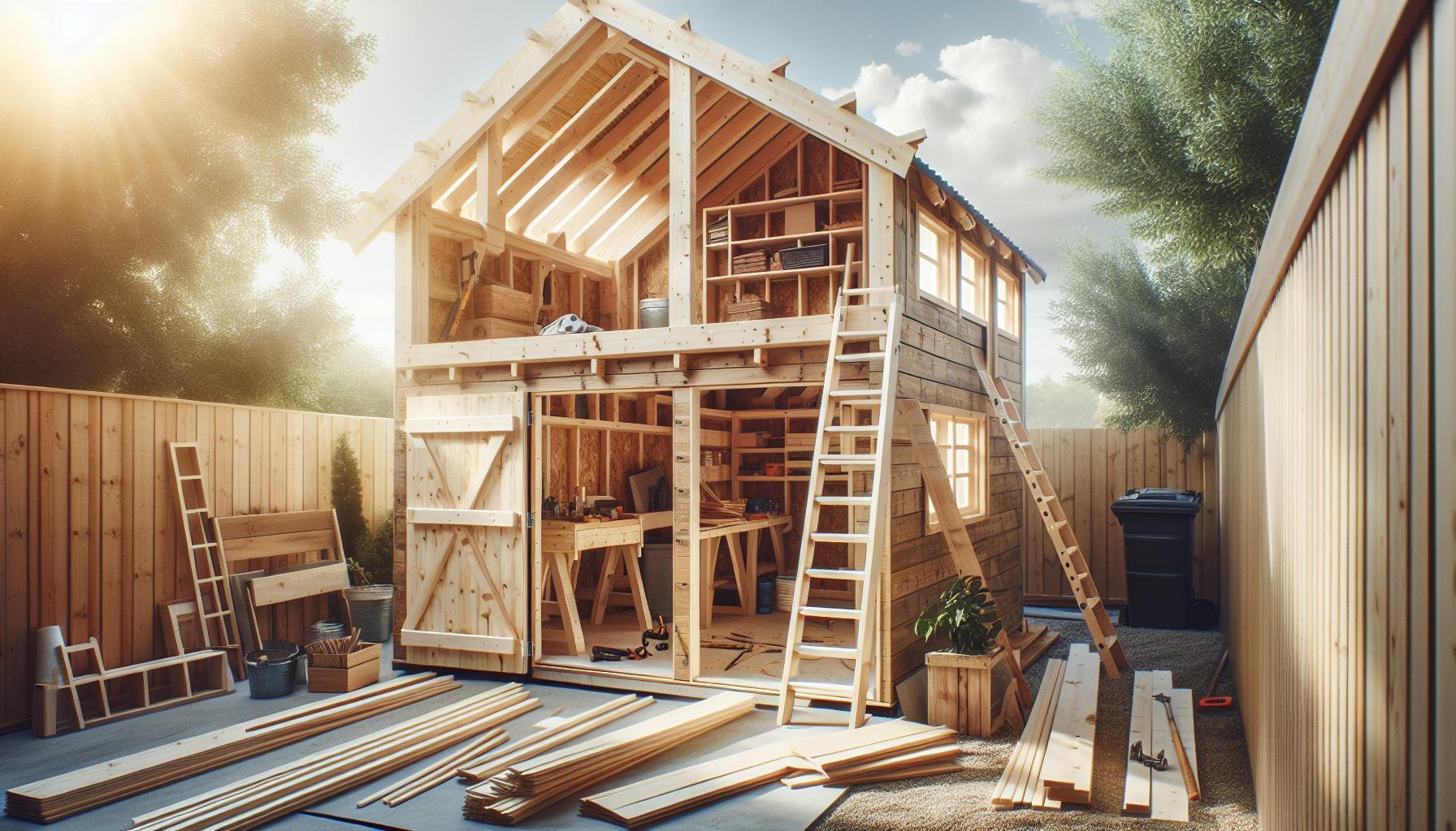 How to Build a Shed With a Loft: Double Your Storage Space Vertically