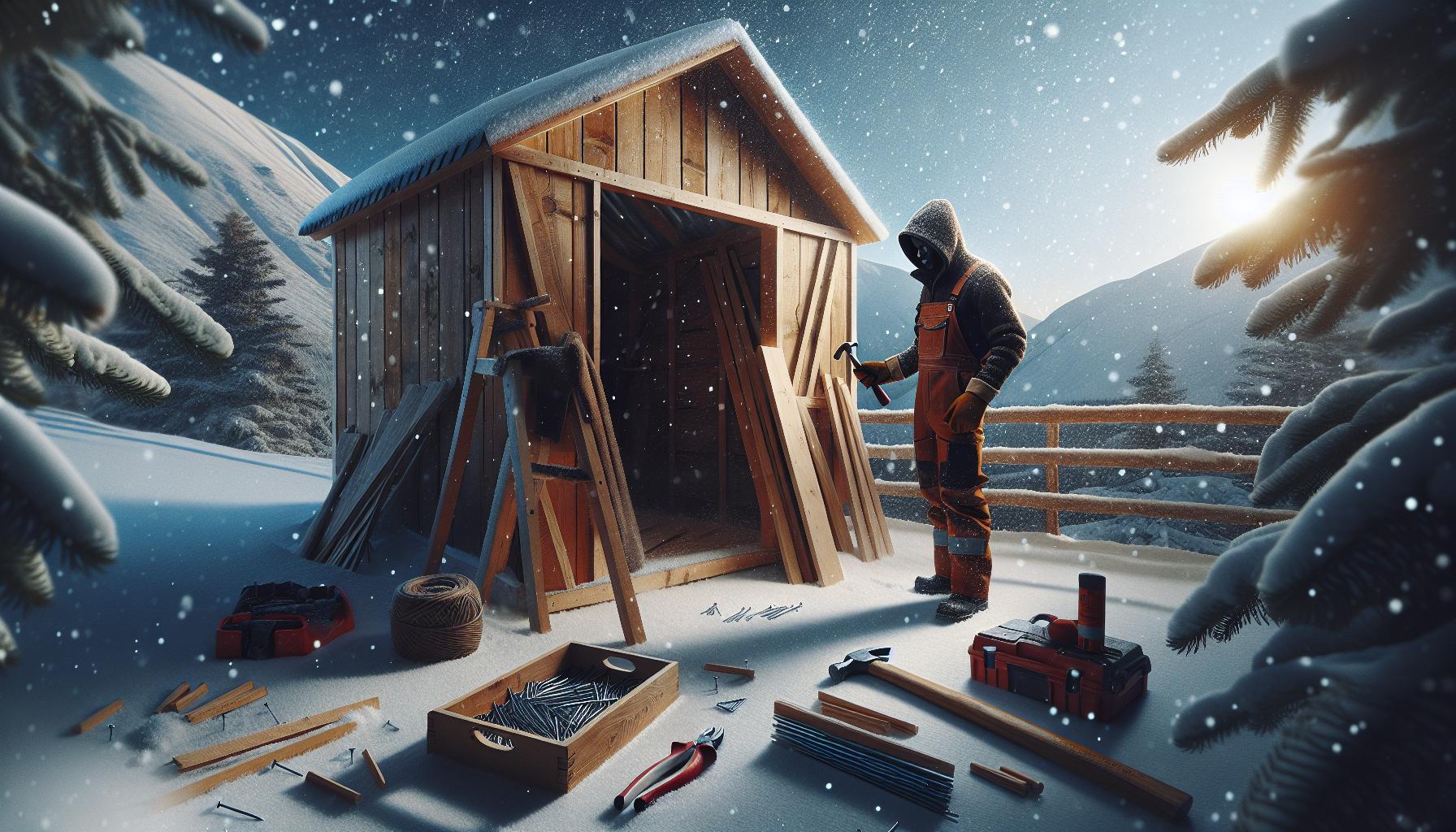Can You Build a Shed in Winter? Cold Weather Construction Tips