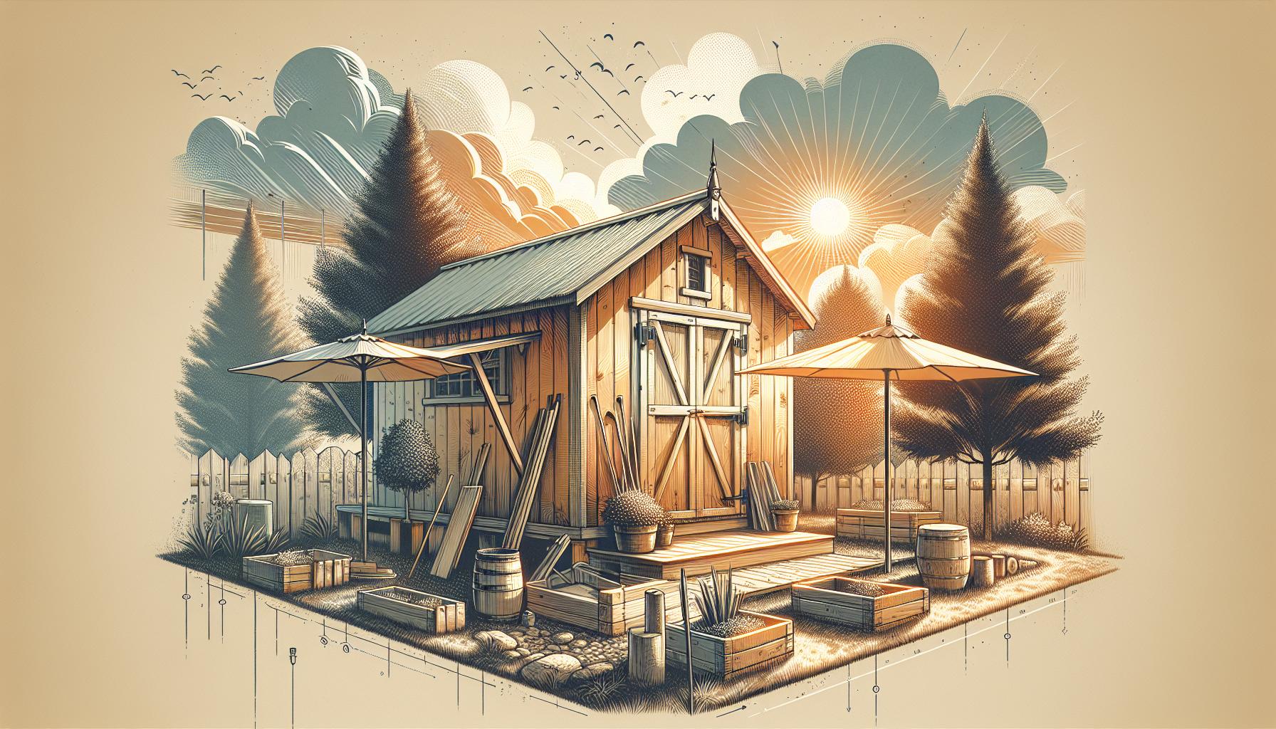 Assessing Drainage and Environmental Impact in Shed Placement