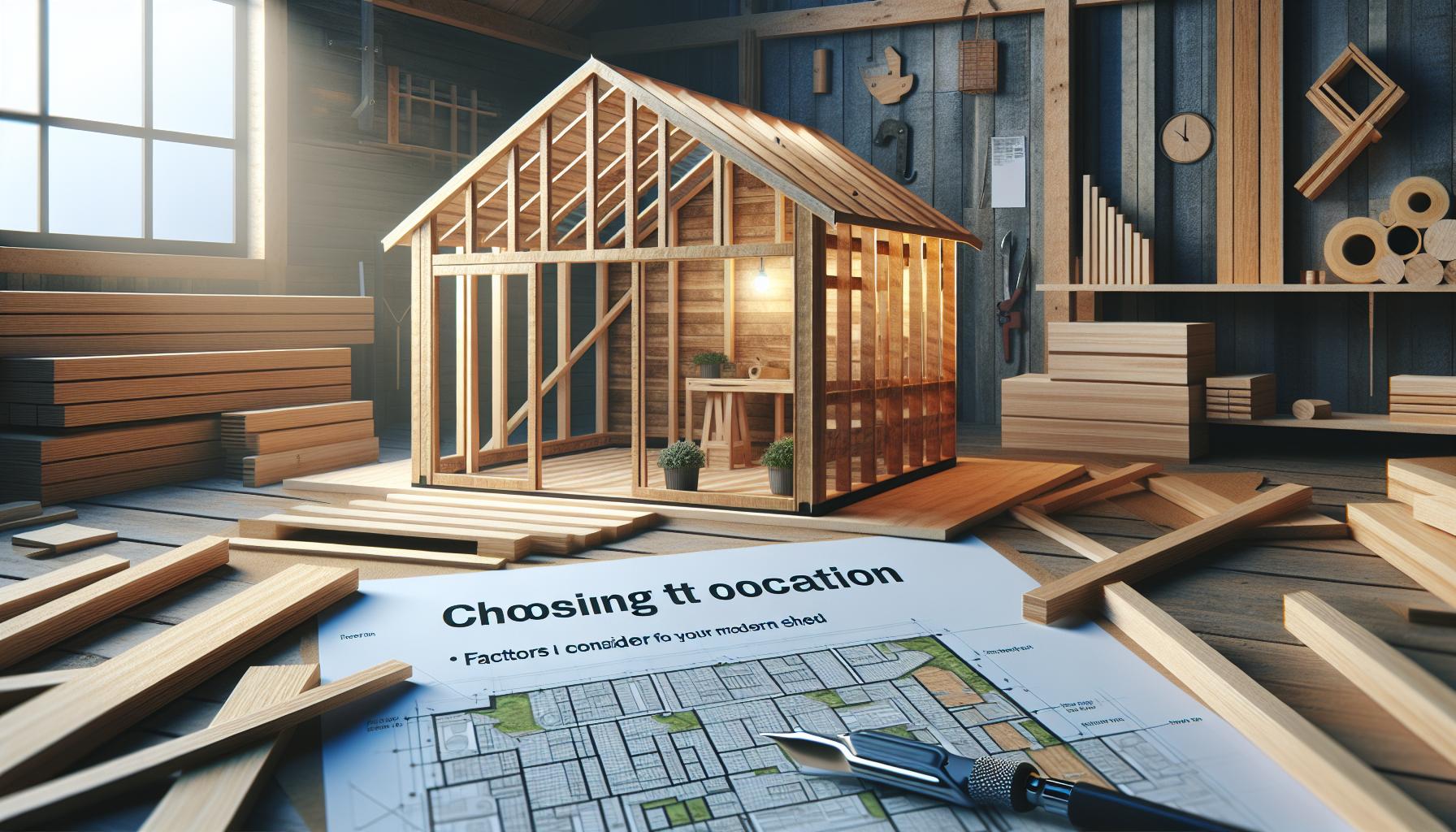Choosing the Right Location: Factors to Consider for Your Modern shed