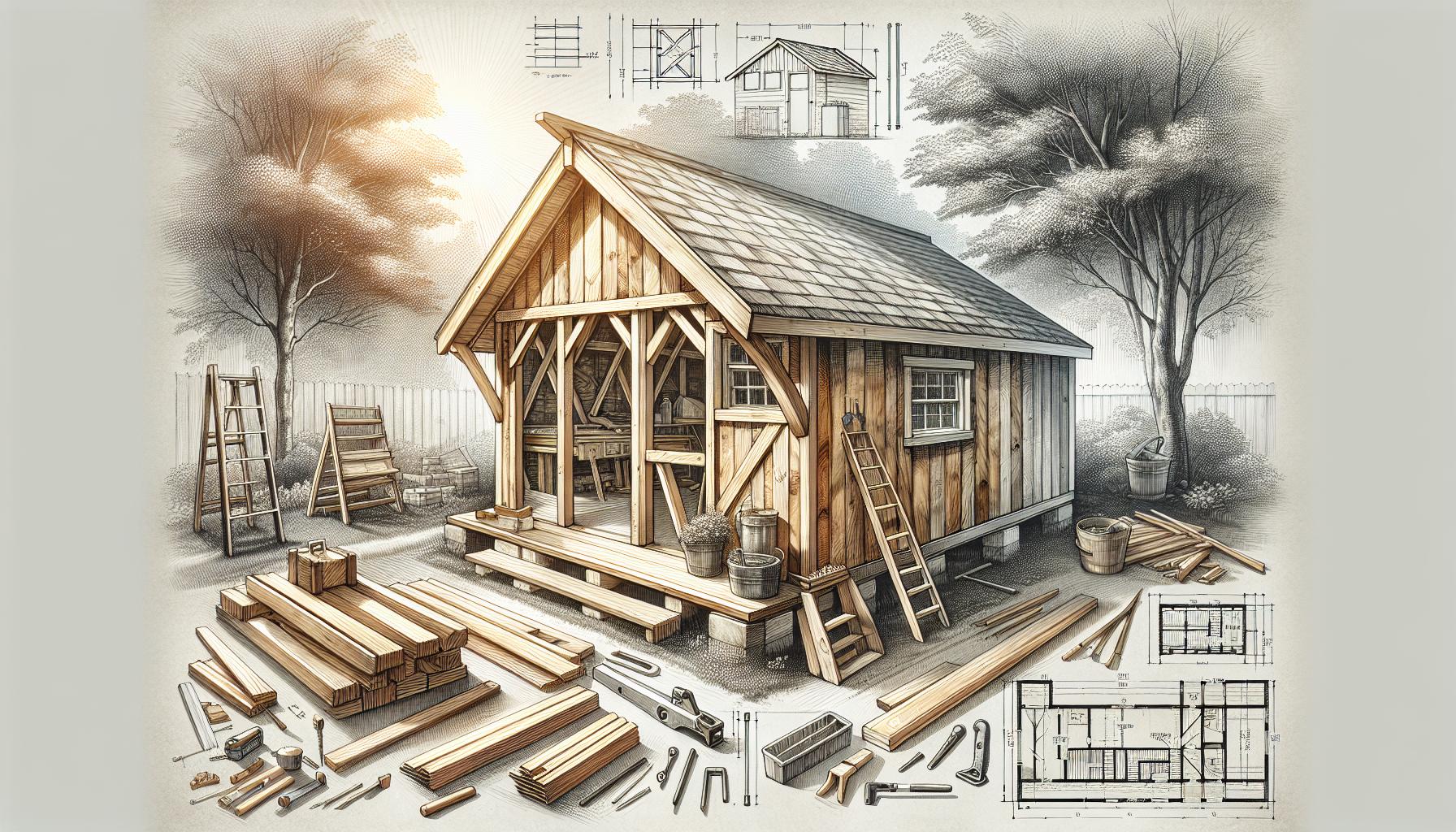 How to Build a Saltbox Shed: Classic New England Style Made Easy 5 Choosing the Right Siding and Roofing for Your Saltbox Shed