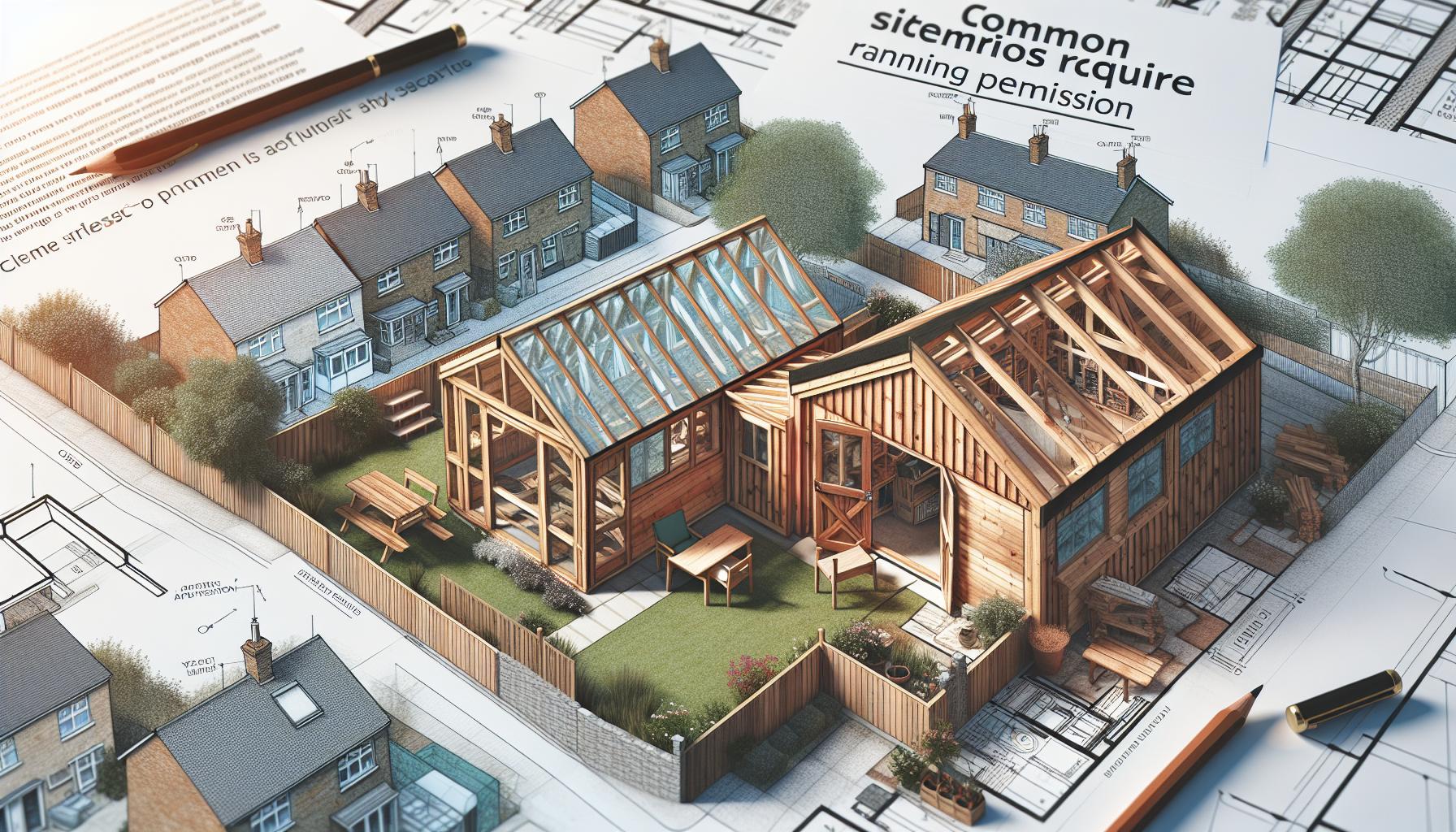 Common scenarios That Require Planning Permission for a Shed