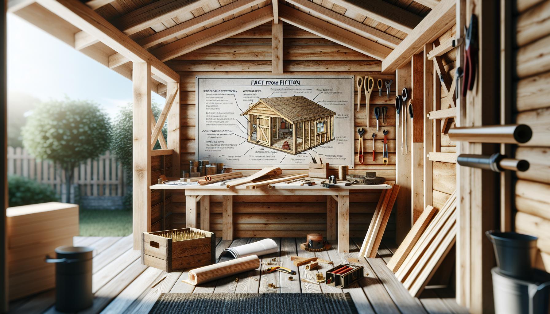 Common Shed-Building Myths: Separating Fact from Fiction