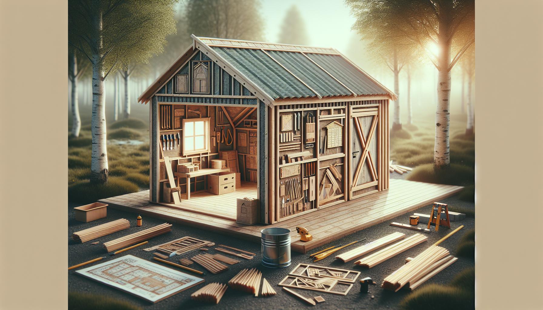 How to Build a Lean-to Shed: Space-Saving Solution for Narrow Yards 5 Constructing the Framework: Tips for Strong and secure Structure