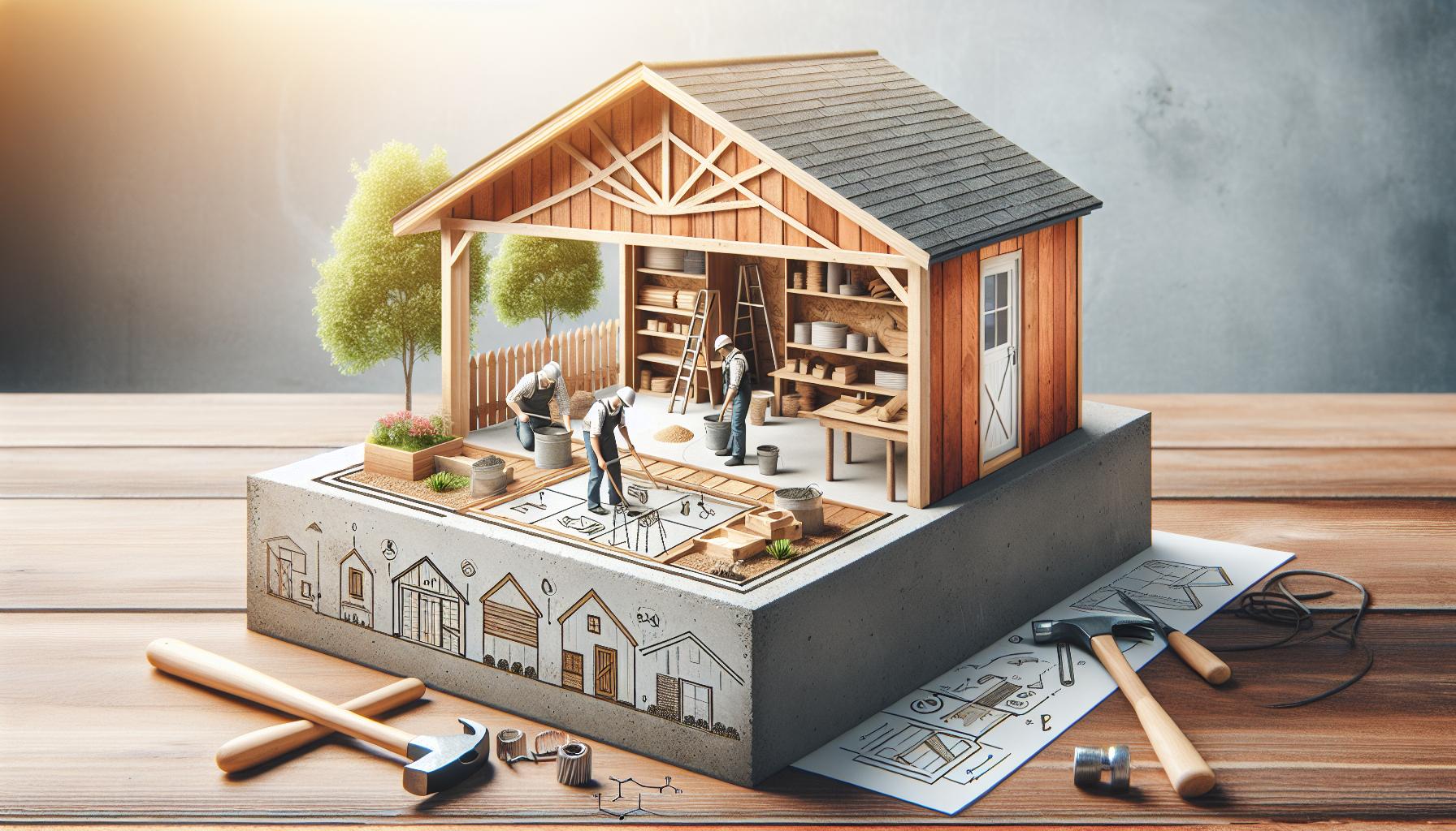 Creating a Concrete Slab: Tips for a Solid Shed Base