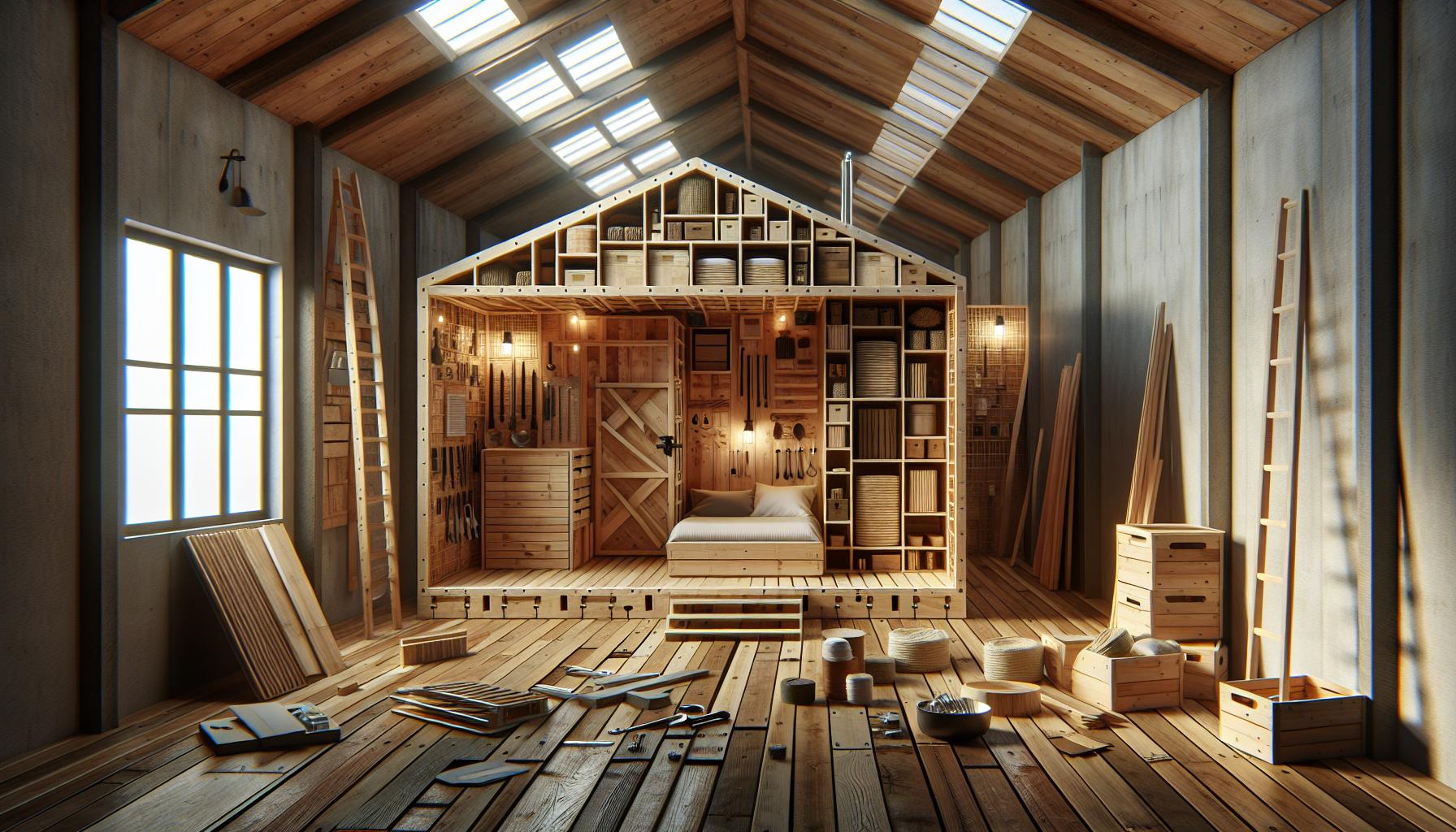 Designing an Efficient Loft Space: Maximizing Storage Potential