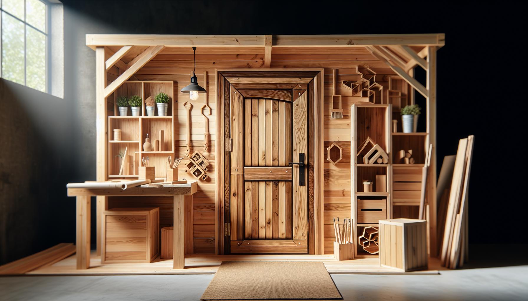 Designing a Stylish Door that Complements Your Shed