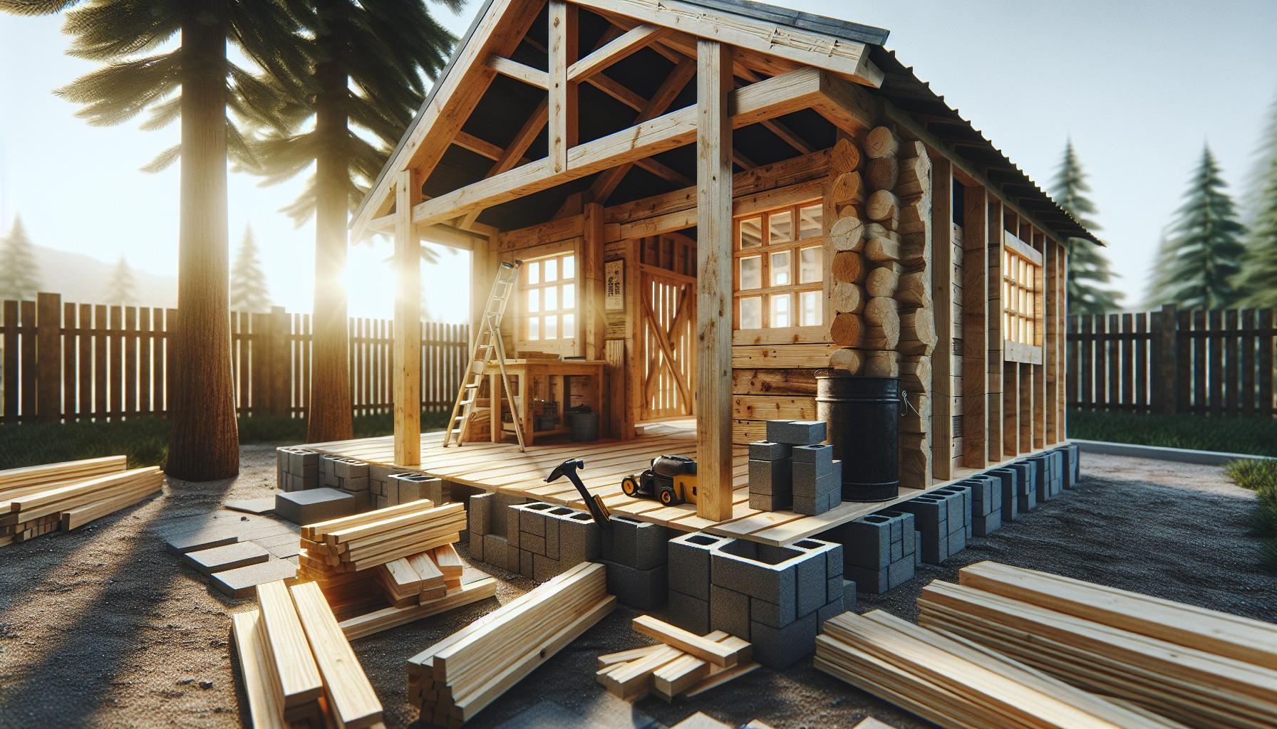 Embracing​ Block Foundations: A Practical Choice ⁢for Your Shed