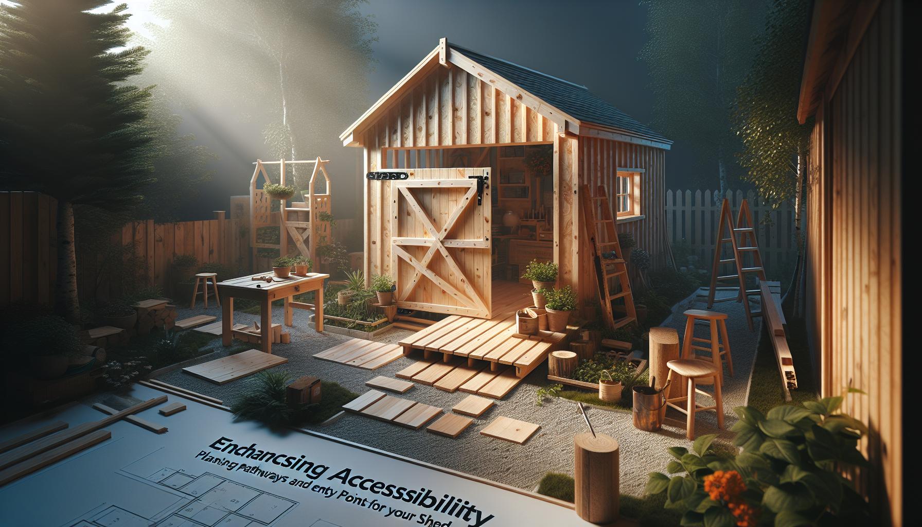 Enhancing Accessibility: Planning Pathways and Entry Points for Your Shed