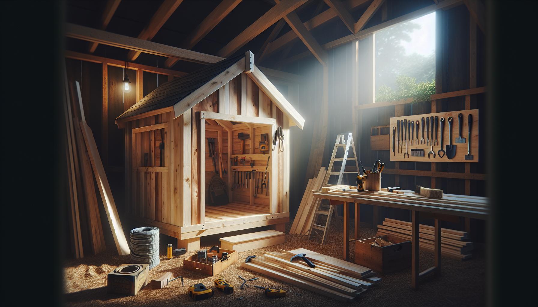 How to Build a Shed in One Weekend: Express Construction Plan 4 Essential Tools and Materials for Weekend Construction