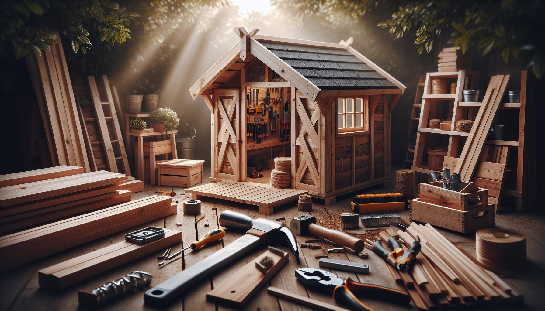 How to Build a Garden Shed: Create Your Dream Tool Haven in a Weekend 3 Essential Tools and Materials: What You Need to Get Started