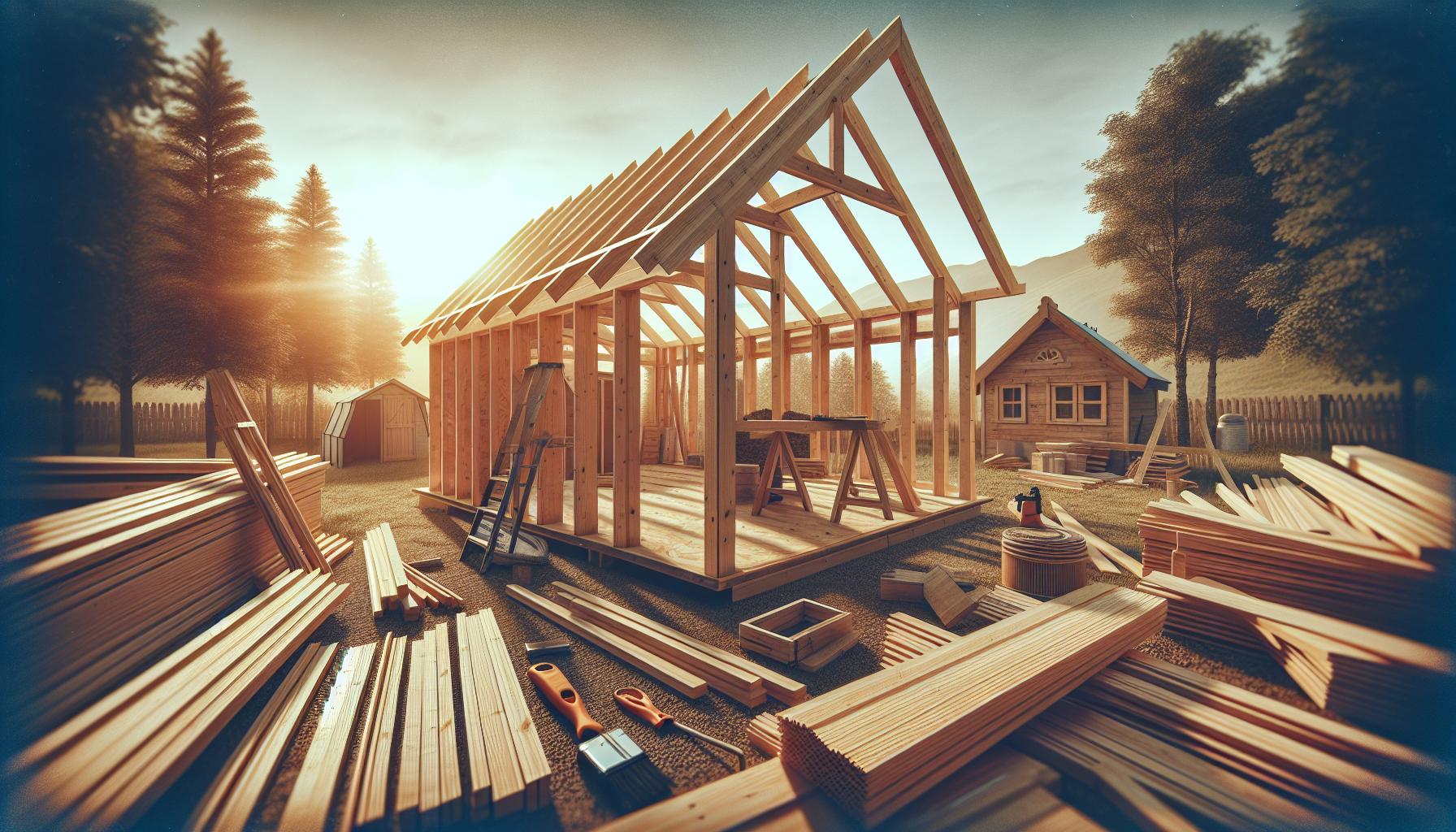 Framing and‍ Roofing: Building ⁤the Bones⁤ of‌ Your‍ Shed