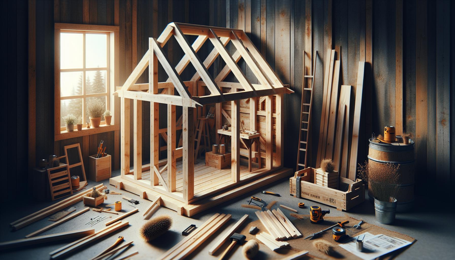 Framing Techniques for Stability: Building a Level Shed Frame