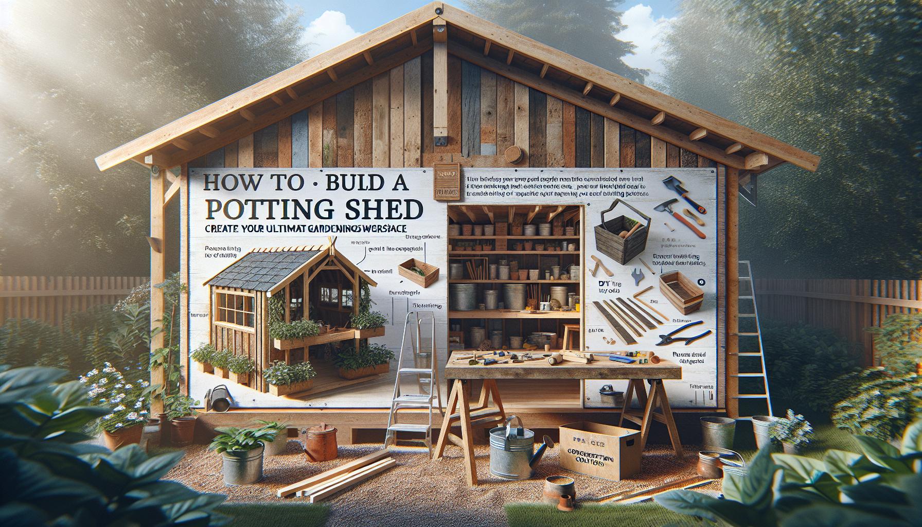 How to Build a Potting Shed: Create Your Ultimate Gardening Workspace 3 How to Build a potting Shed: Create Your Ultimate Gardening Workspace