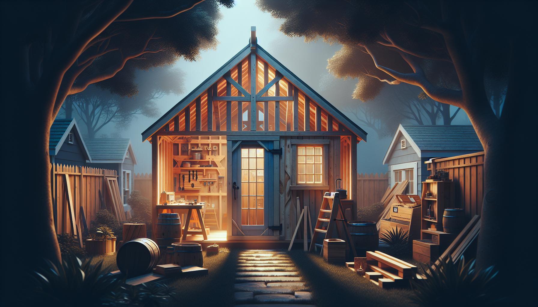 How Close Can you Build a Shed to Your House? safe Distance Rules