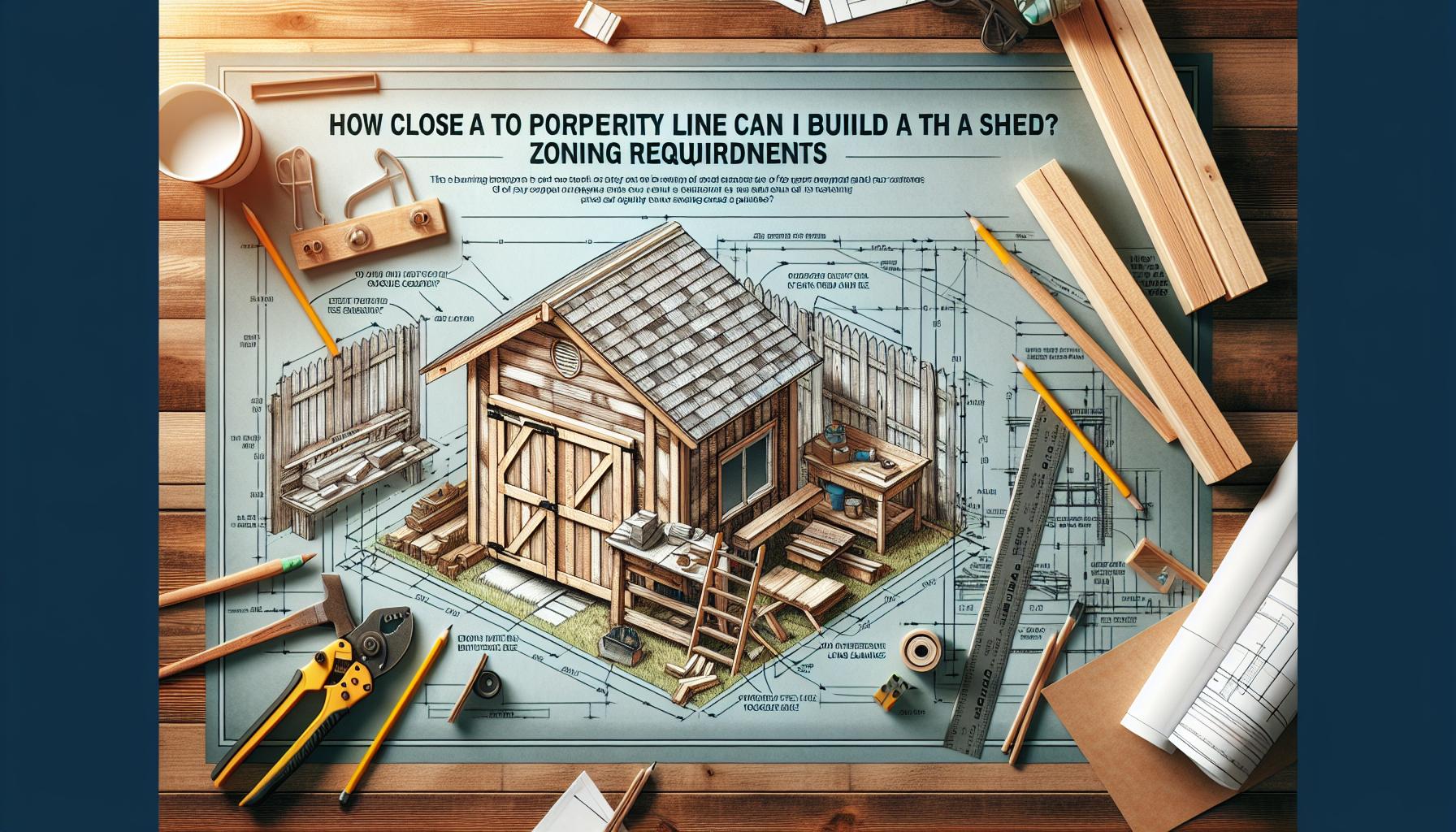 How Close to Property Line Can I Build a Shed? Zoning Requirements 3 How Close to Property Line Can I Build a Shed? Zoning Requirements