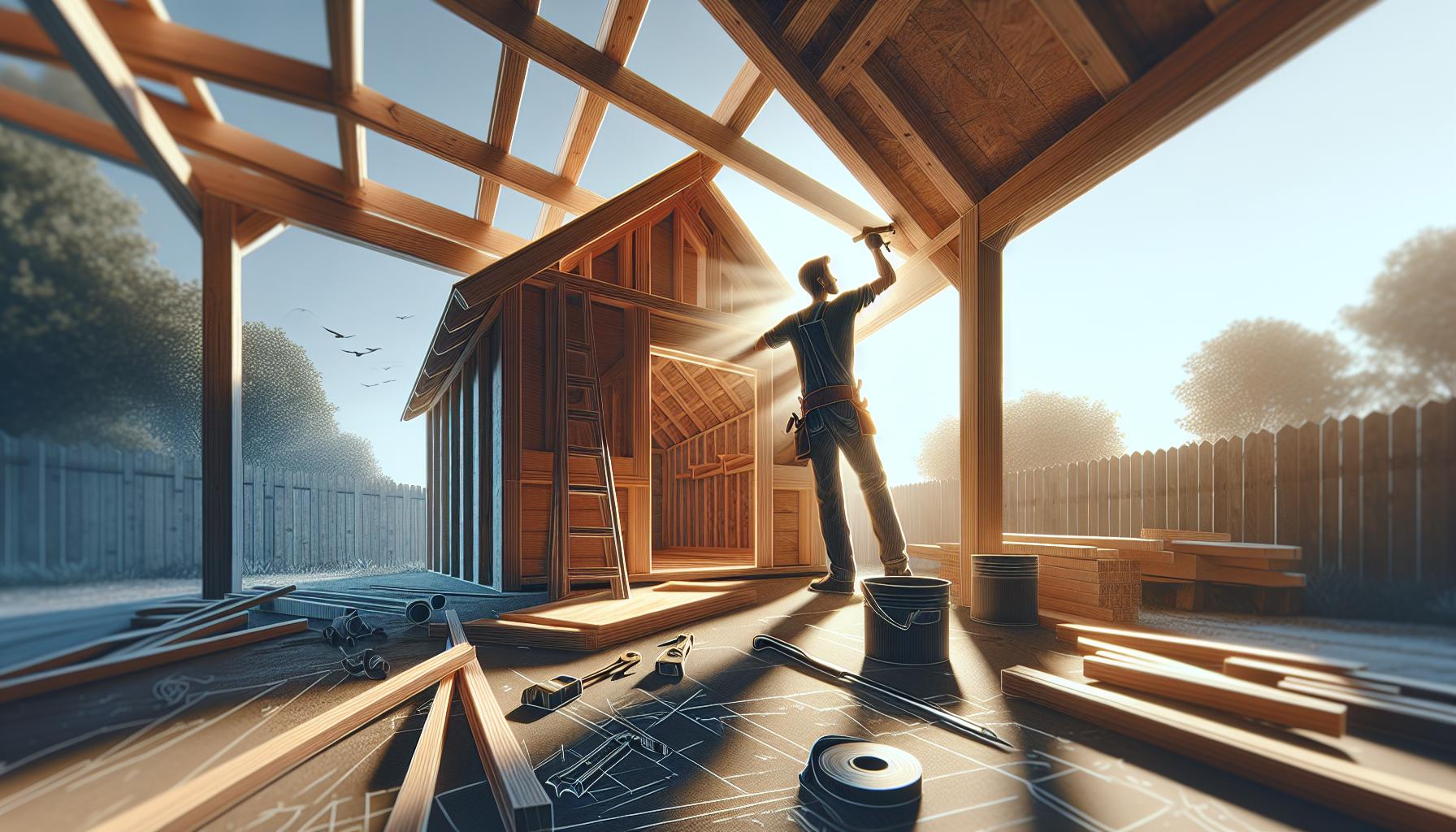 Installing the Roof: Techniques for a Weather-Resistant Finish