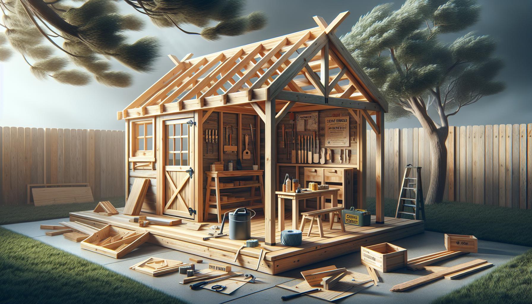 key Materials for Building a Resilient Shed against High Winds