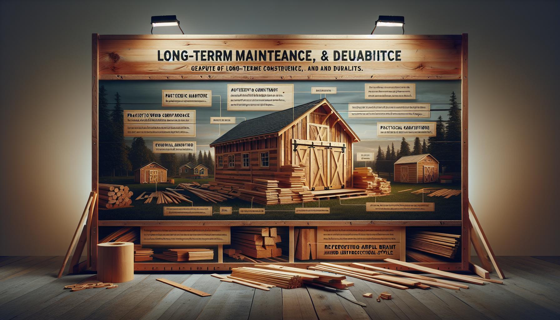Shed Wall Options: Compare Materials for Insulation, Cost & Look 6 Long-term Maintenance: Ensuring Resilience and Durability