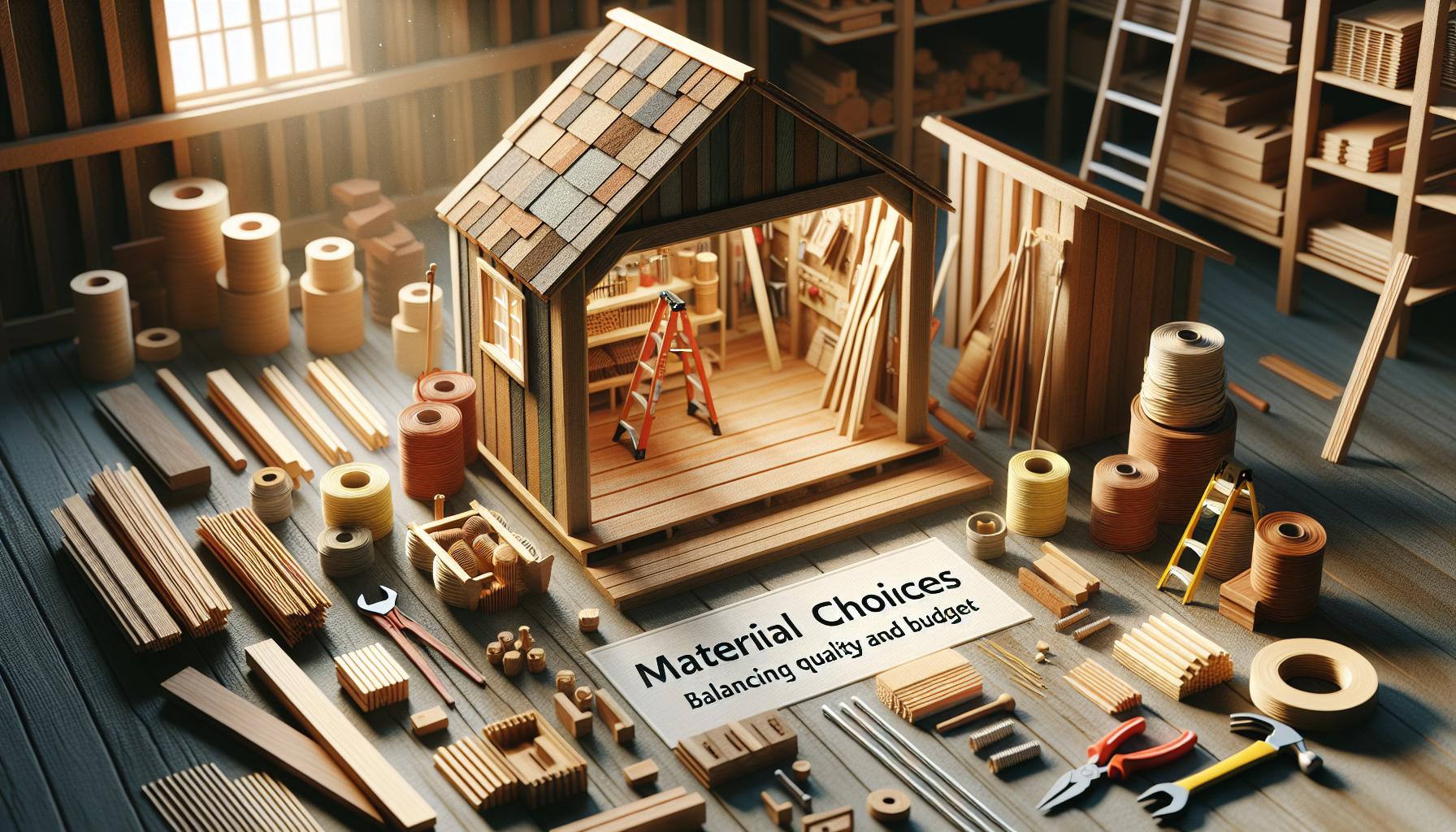 Material Choices: balancing Quality and Budget