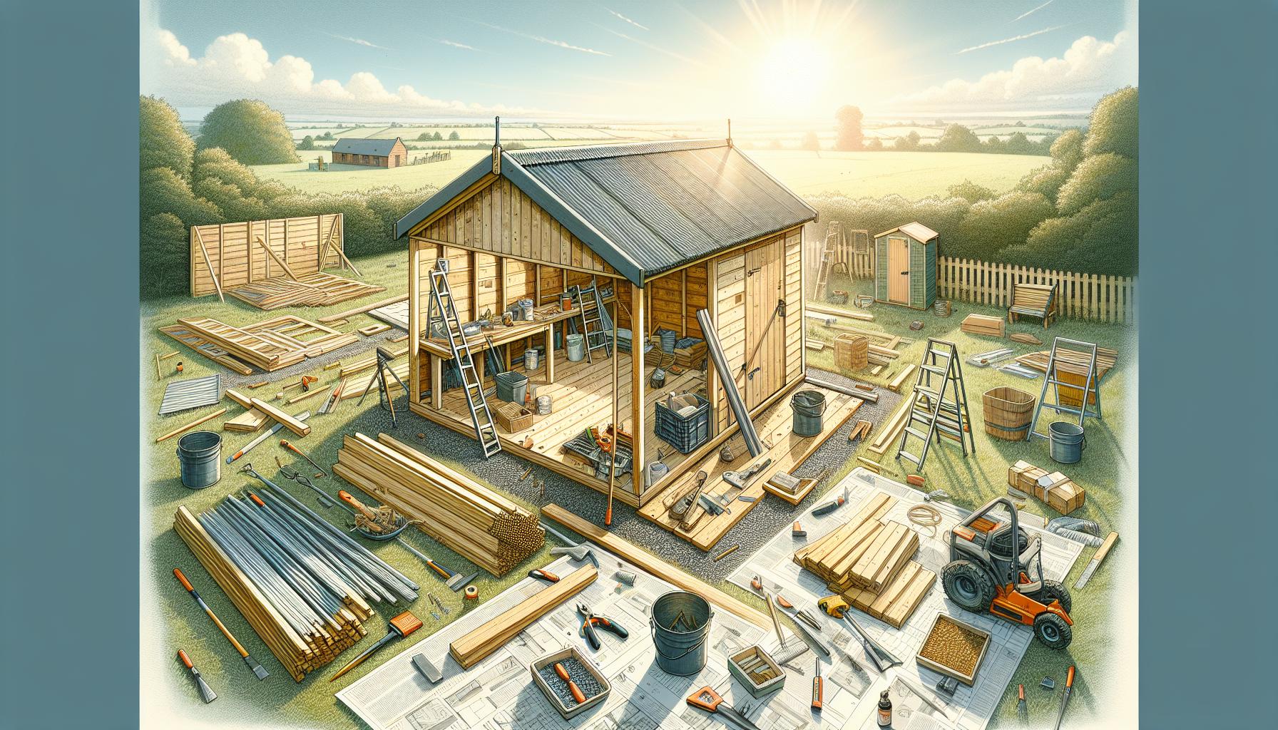 Preparing the site: Clearing and‌ Leveling for Success