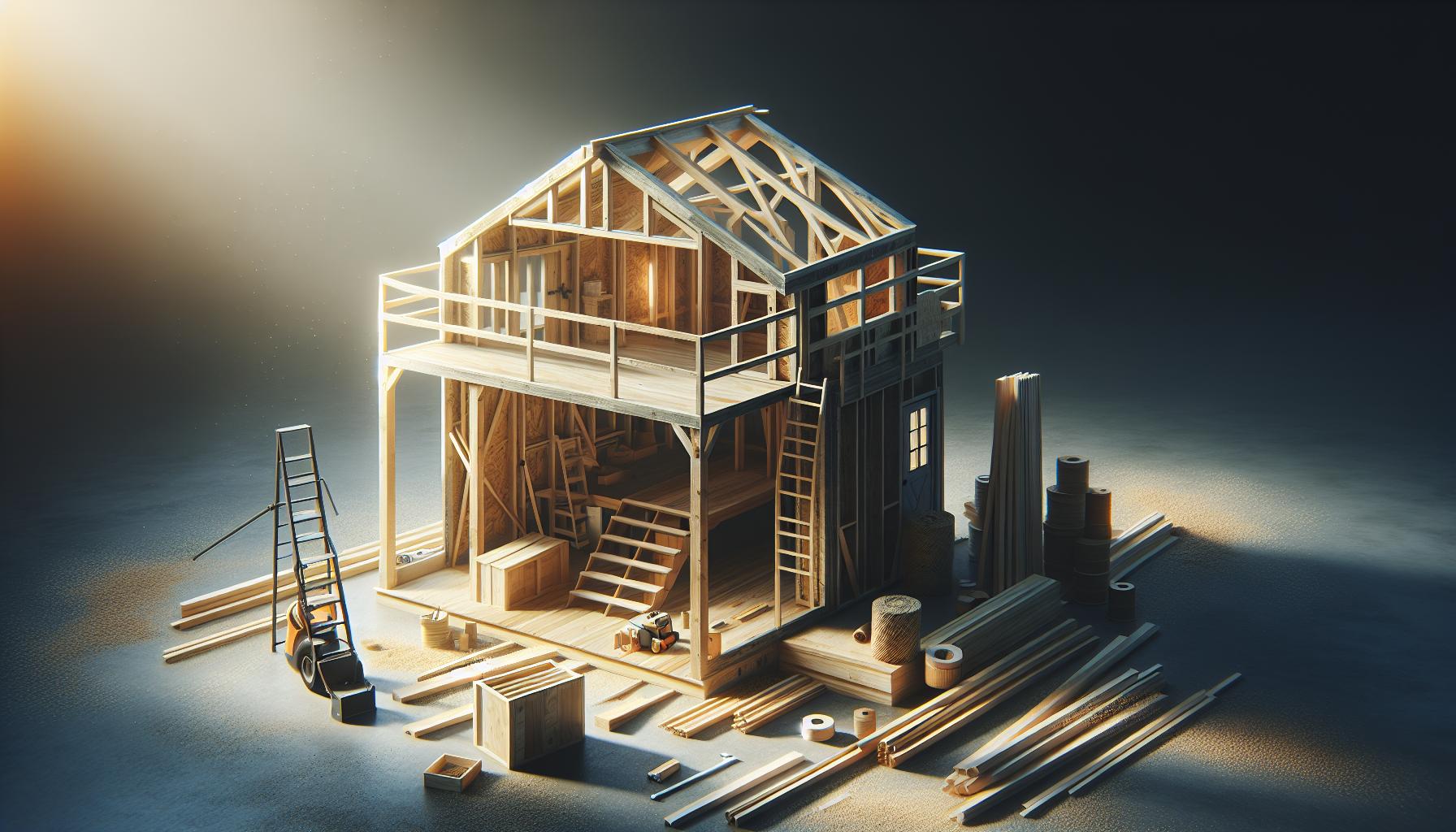 Shed Loft Construction: Double Your Storage with Overhead Solutions 6 Safety First: Best Practices for Loft Stability and Access