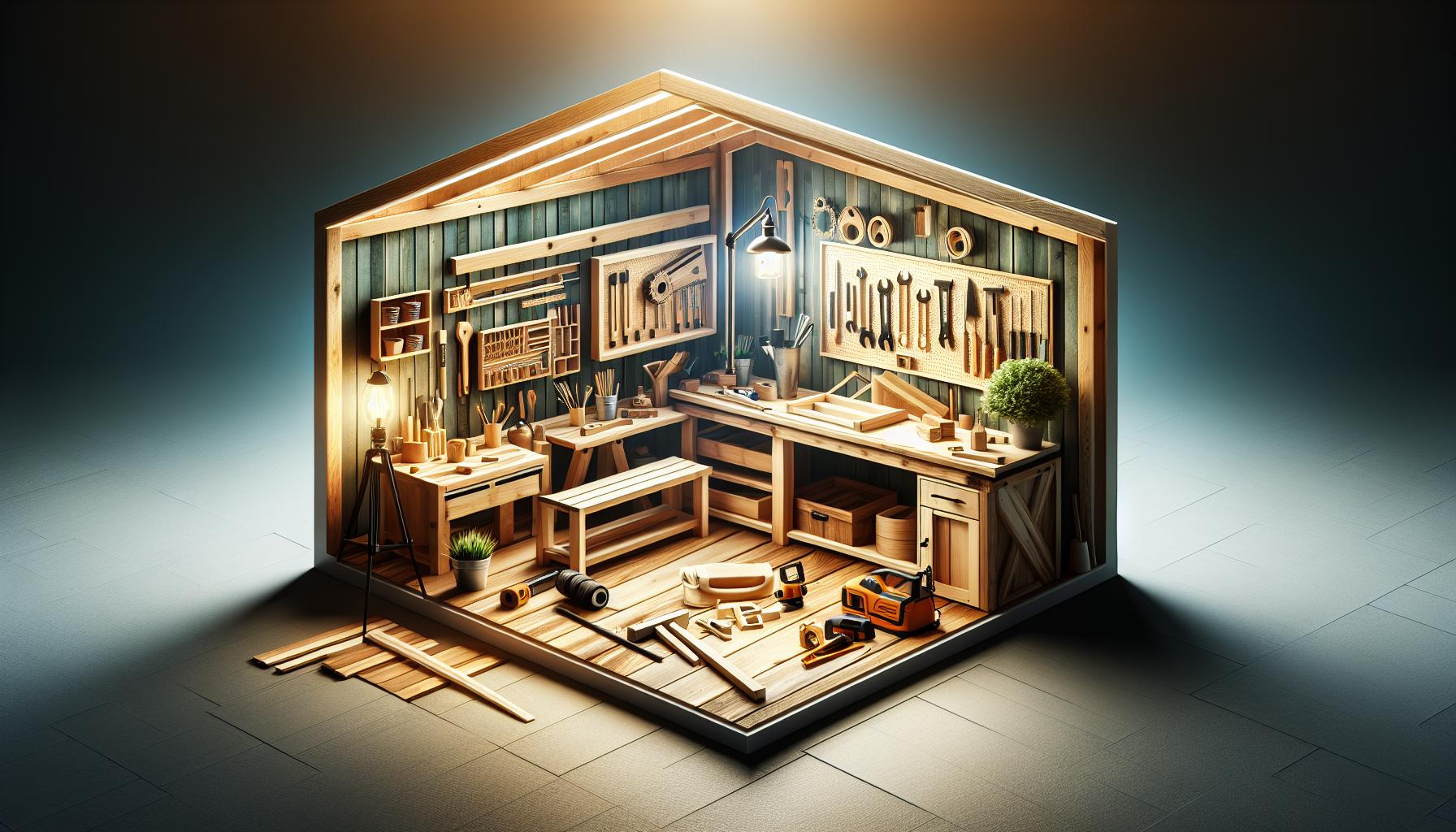 How to Build a Shed Workbench: Create the Perfect DIY Station 1 Selecting the Right Location for Your Workbench: Maximizing Space and Functionality