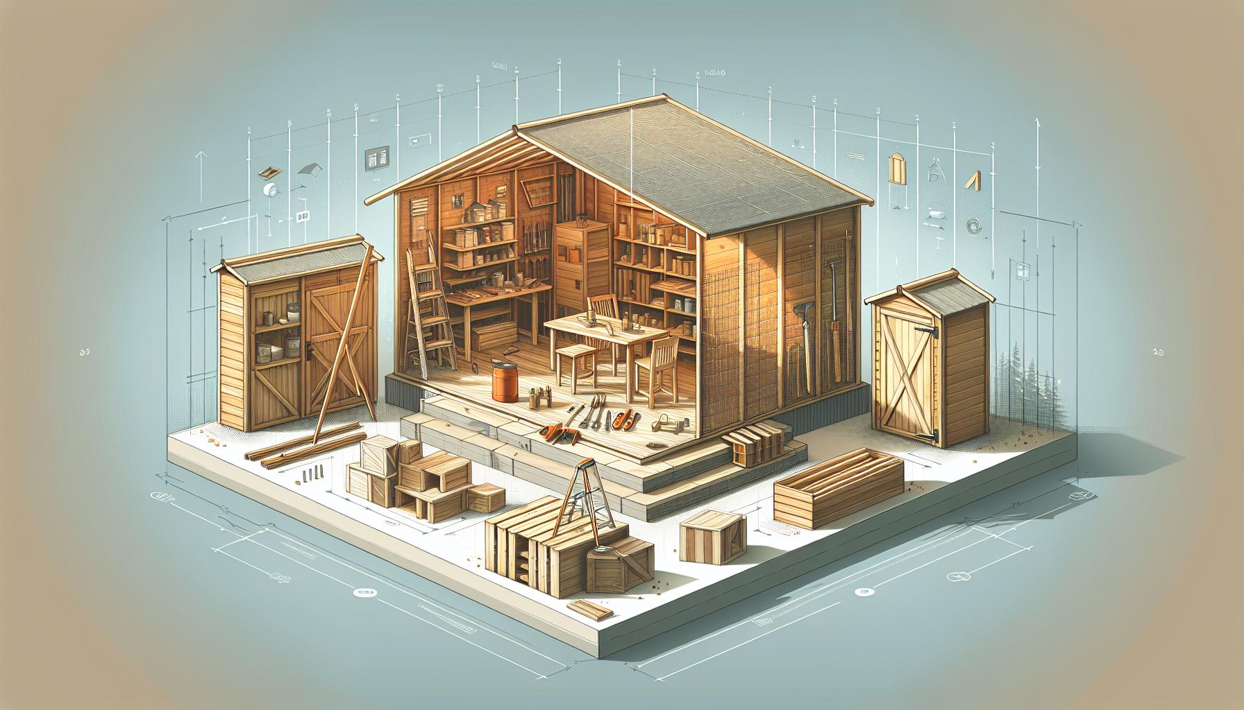 Shed Loft Construction: Double Your Storage with Overhead Solutions 5 Smart storage Solutions to Maximize Your New Space