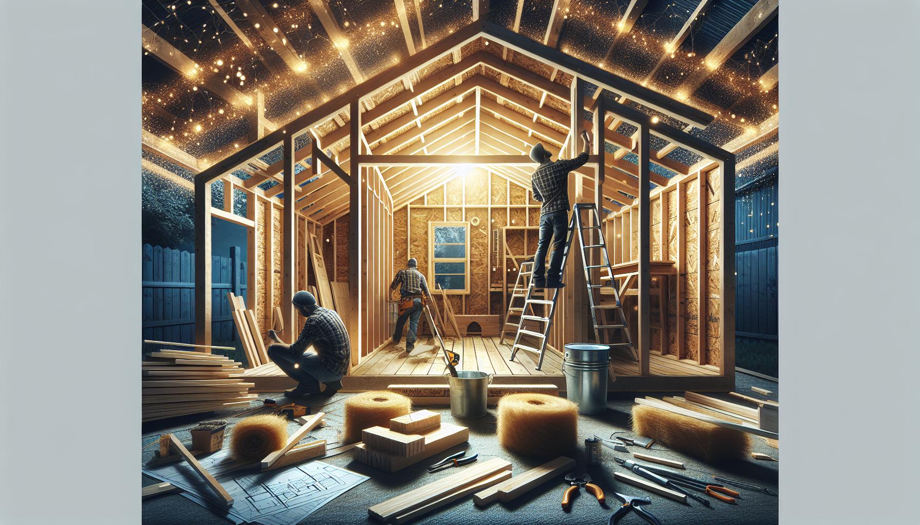 Step-by-Step Guide to Constructing Insulated Shed Walls