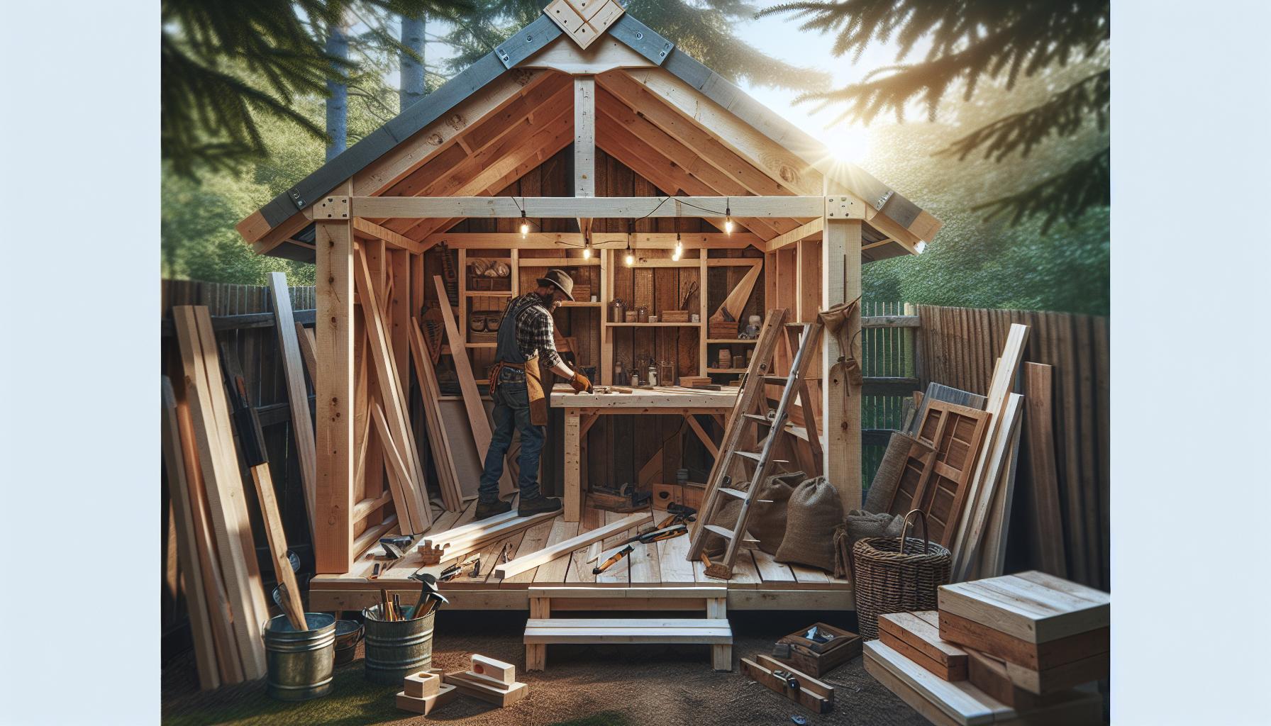 How to Build a Garden Shed: Create Your Dream Tool Haven in a Weekend 4 Step-by-Step Guide to Shed Construction: Building Your Frame and Walls