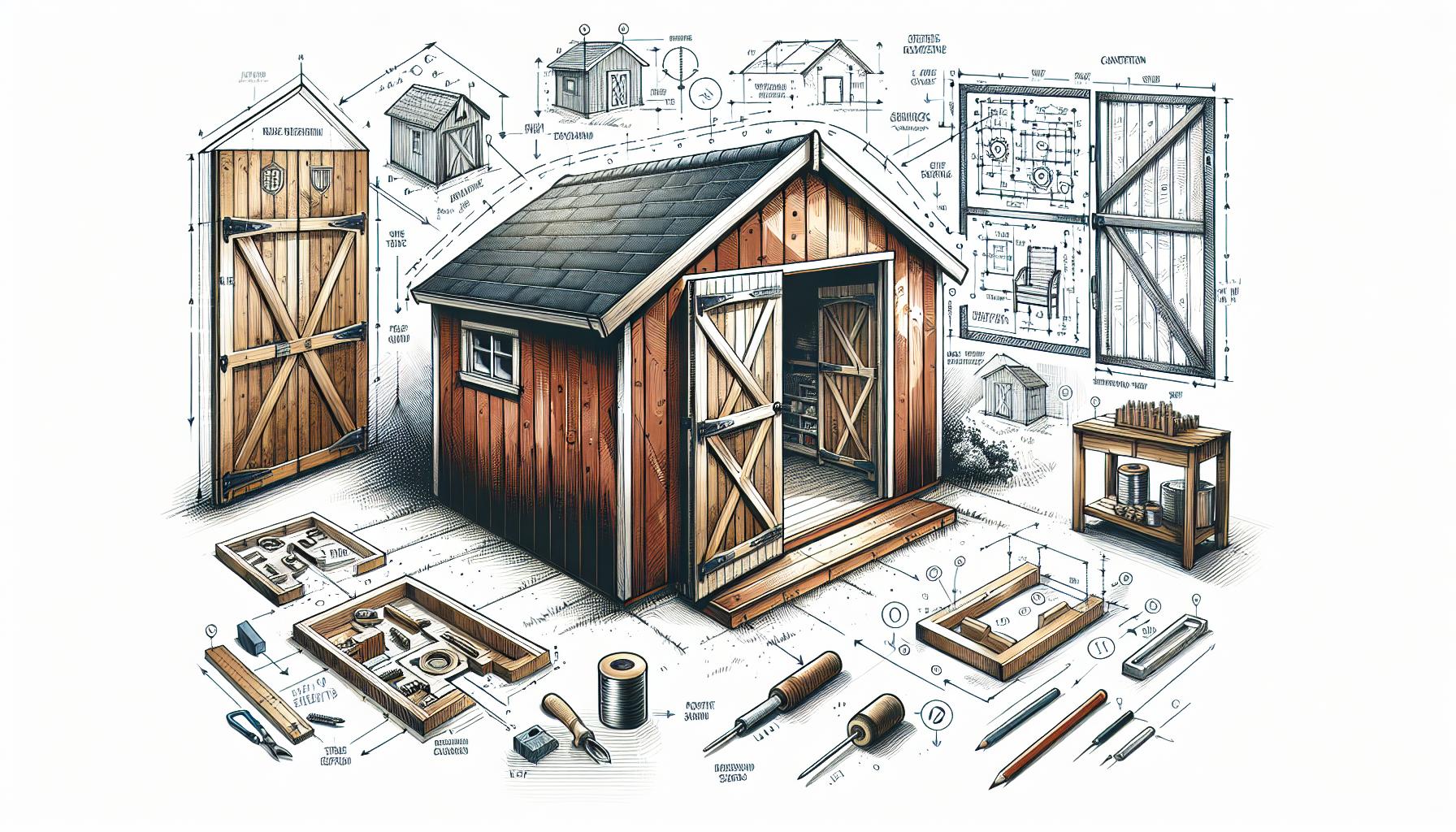 How to Build a Shed Door: Custom Entryways That Boost Security & Style 3 Understanding the Basics of Shed door Design: Choosing the Right Style for Your Space