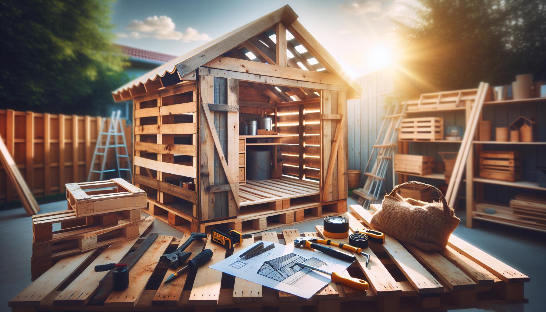 Understanding the Benefits of Using Pallets for Your Shed Project