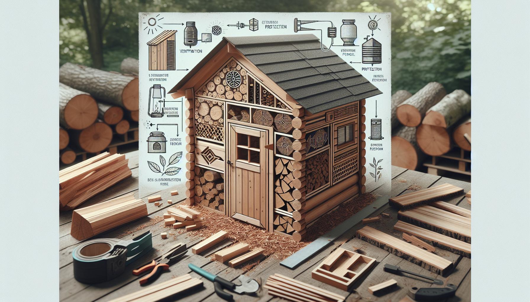How to Build Wood Shed: Expert Plans for Dry Firewood Storage 4 Ventilation and Protection: Key Features for Keeping Firewood Dry