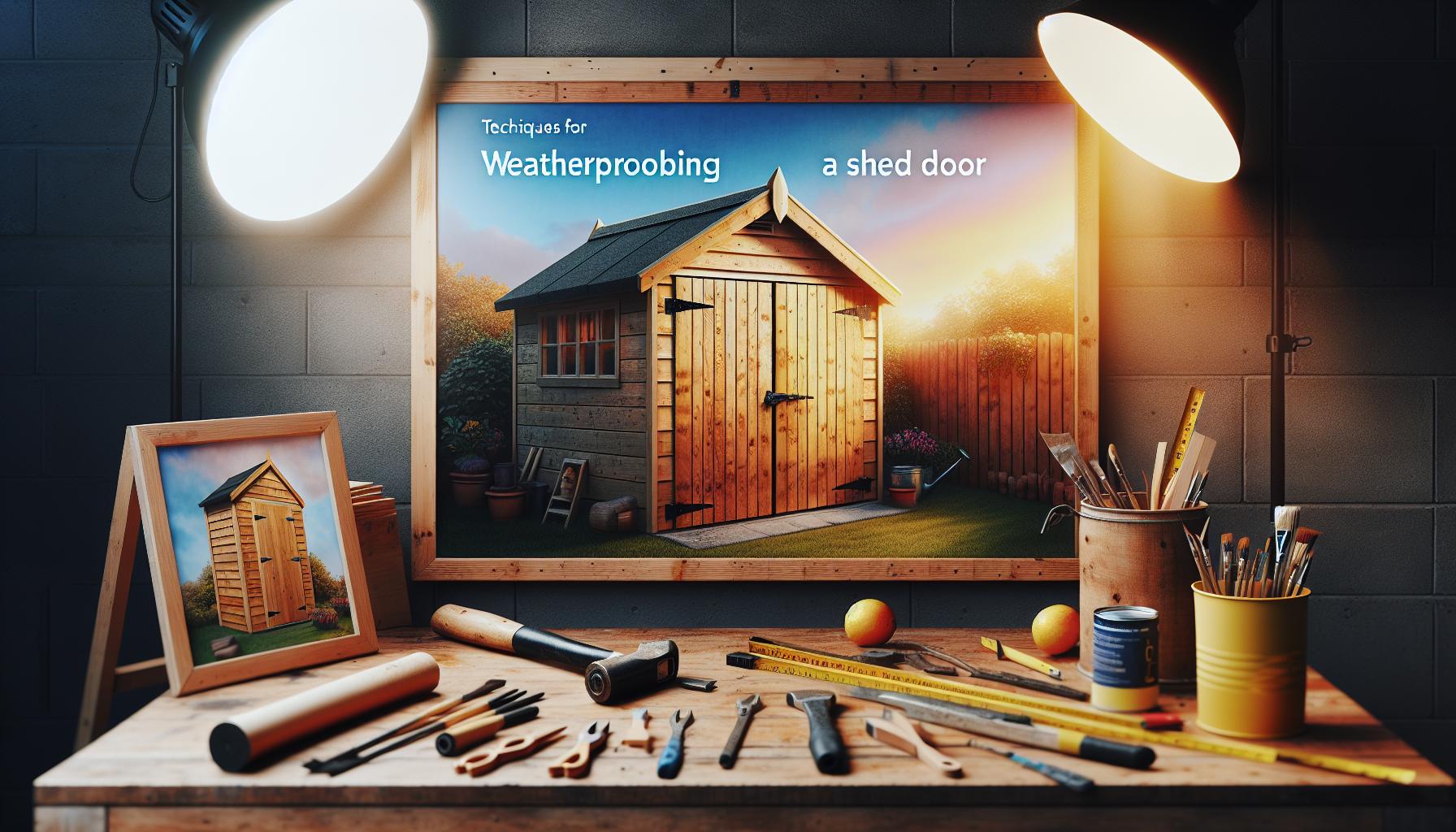 Weatherproofing Your⁢ Shed​ Door: Techniques for⁣ Durability
