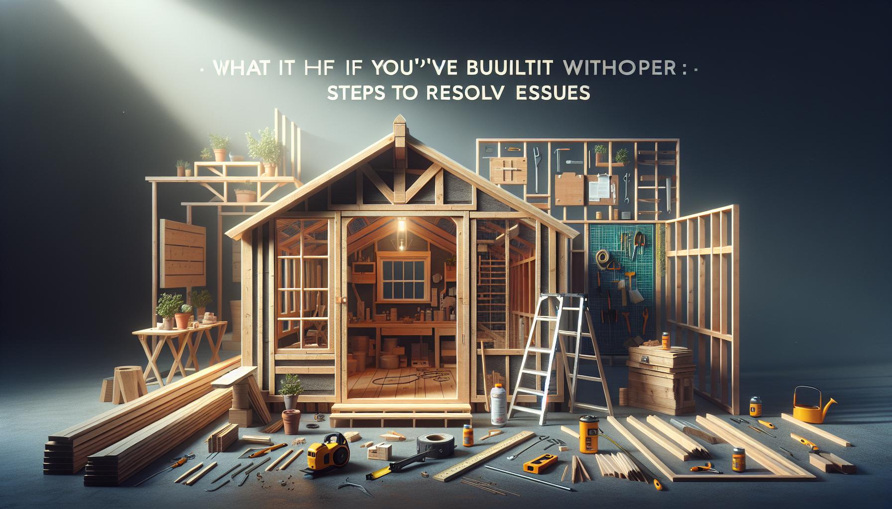 What to Do if You've Built Without a Permit: Steps to resolve Issues