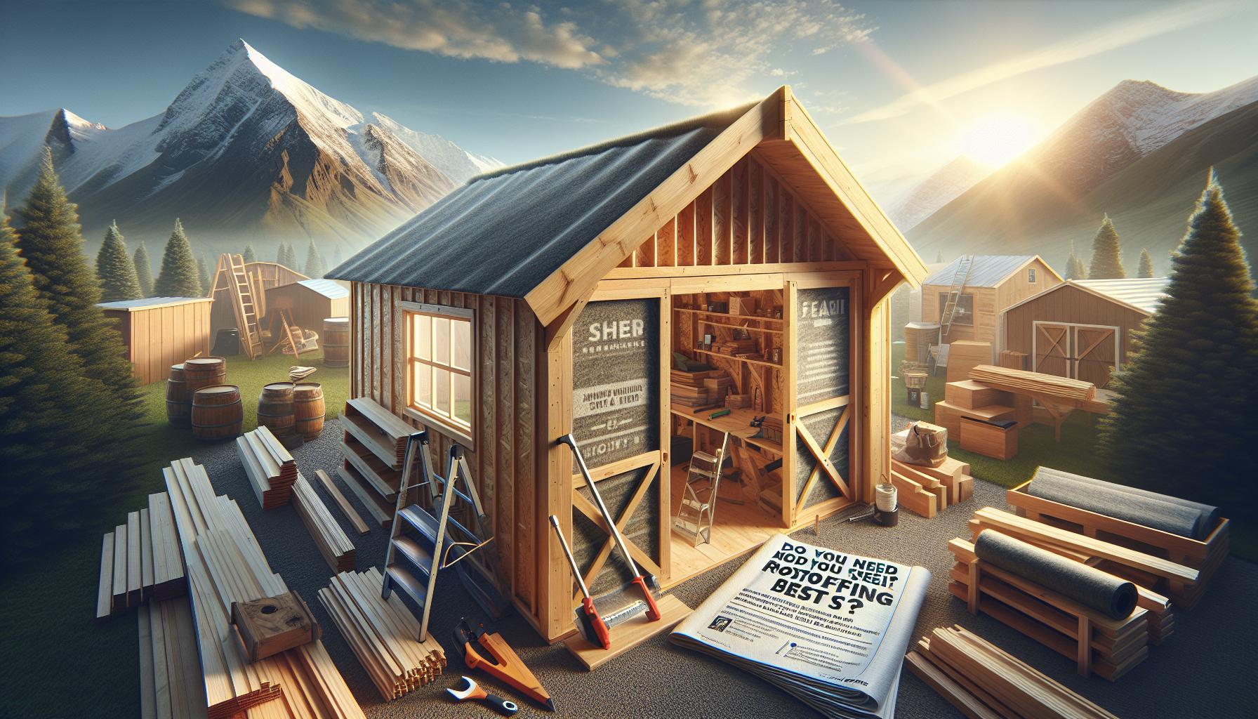 Do You Need Roofing Felt on a Shed? Waterproofing Best Practices 3 Do You Need Roofing Felt on a Shed? Waterproofing Best Practices